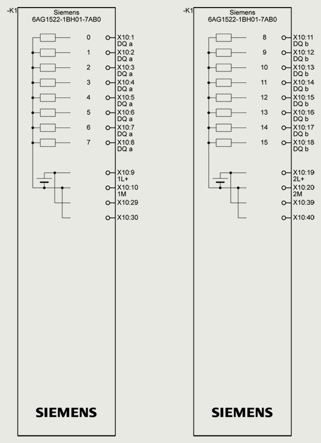 6AG1522-1BH01-7AB0 SIPLUS S7-1500 DQ 16x 24VDC/ 0.5A based - Görsel 4