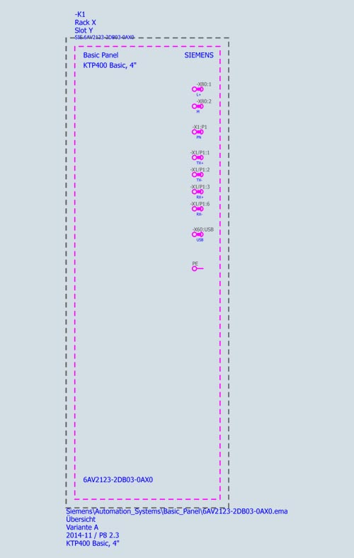6AV2123-2DB03-0AX0 HMI KTP400 BASIC PN - Görsel 4