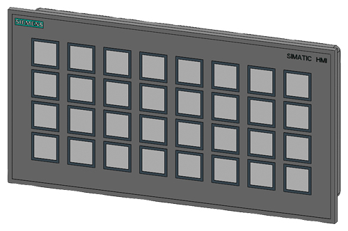 6AV3688-3EH47-0AX0 SIMATIC HMI KP32F PN, KEY PANEL, 32 SHORT-STROKE KEYS WİTH MULTİ-COLORED LEDS, PROFINET İNTERFACES WİTH PROFISAFE, 16 DI 16 DI/ - Görsel 3