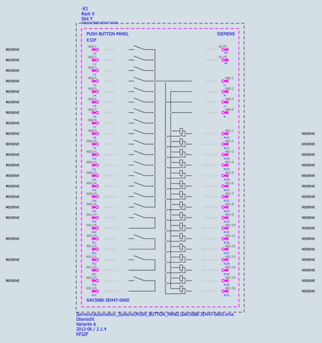 6AV3688-3EH47-0AX0 SIMATIC HMI KP32F PN, KEY PANEL, 32 SHORT-STROKE KEYS WİTH MULTİ-COLORED LEDS, PROFINET İNTERFACES WİTH PROFISAFE, 16 DI 16 DI/ - Görsel 4