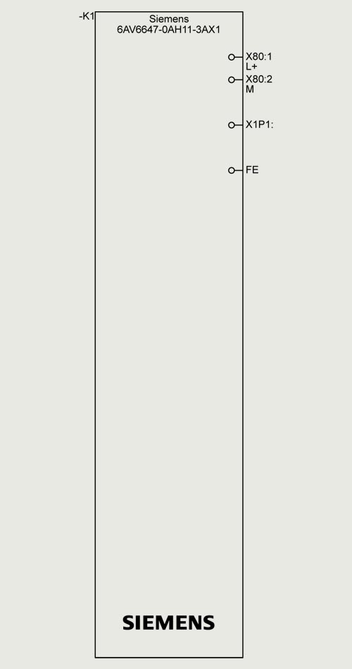 6AV6647-0AH11-3AX1 HMI KP300 BASIC PN - Görsel 4
