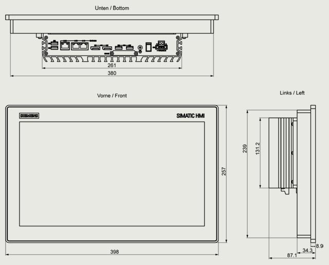 6AV7226-6DA60-0AA0 HMI IWP1500 ADVANCED