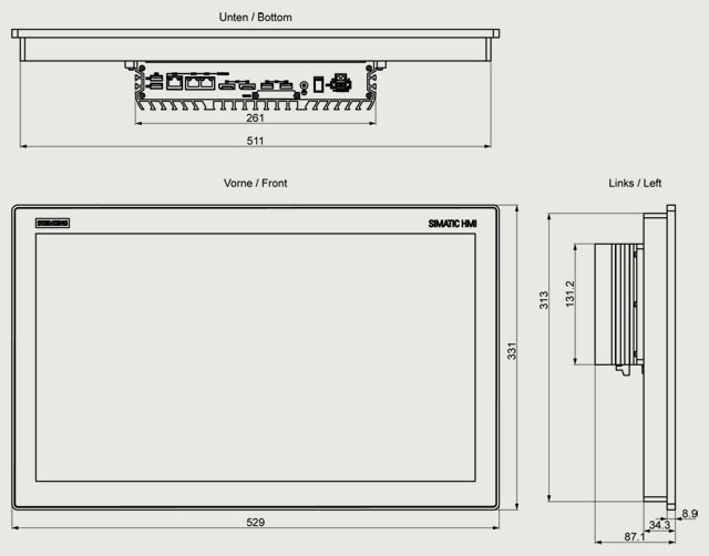 6AV7226-6FA60-0AA0 HMI IWP2200 ADVANCED