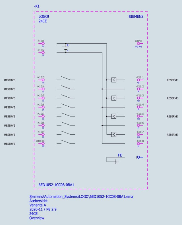6ED1052-1CC08-0BA1 LOGO! 24V/24V/24V 8DI(4AI)/4DQ - Görsel 4