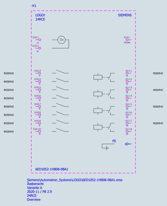 6ED1052-1HB08-0BA1 LOGO! 24VAC/DC 24V/RELAY 8DI/4DQ - Görsel 4