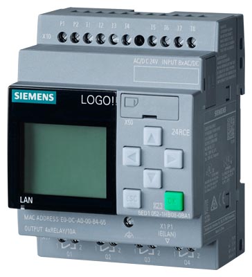 6ED1052-1HB08-0BA1 LOGO! 24VAC/DC 24V/RELAY 8DI/4DQ