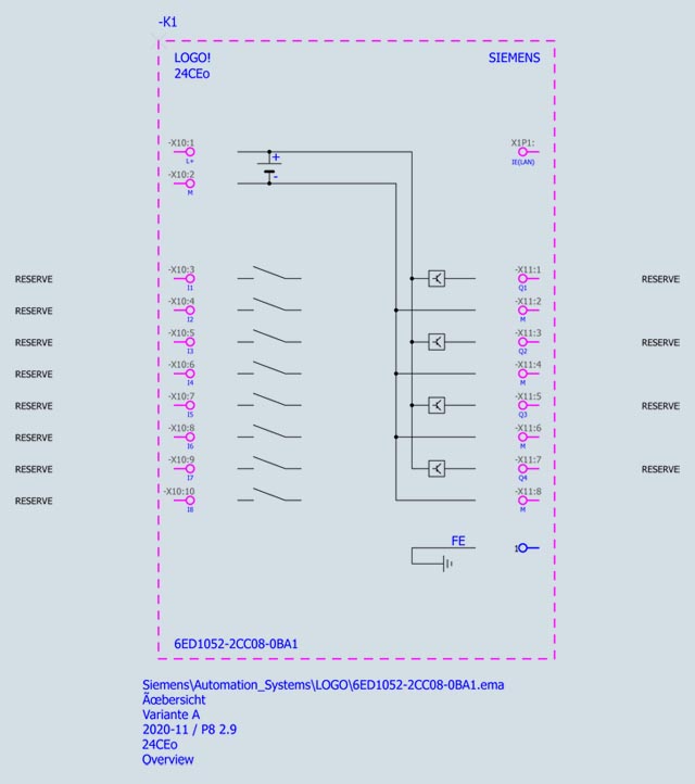 6ED1052-2CC08-0BA1 LOGO! 24V/24V/24V 8DI(4AI)/4DQ - Görsel 4