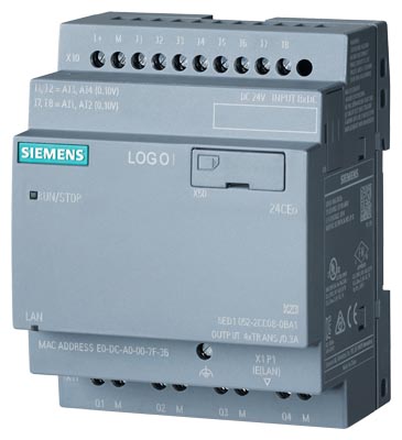 6ED1052-2CC08-0BA1 LOGO! 24V/24V/24V 8DI(4AI)/4DQ