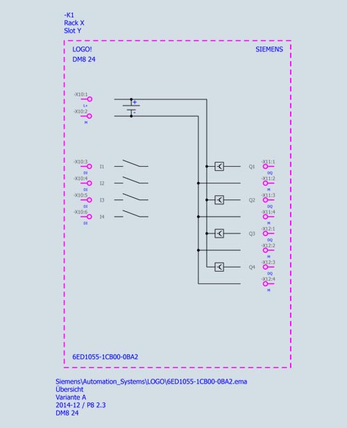 6ED1055-1CB00-0BA2 LOGO! 4DI/4DQ 24V/24V/24V - Görsel 4