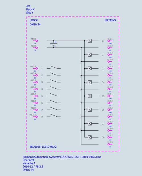 6ED1055-1CB10-0BA2 24 V DC / 24 V DC / trans., 8 DI / 8 DO, 4 MW LOGO! 8 - Görsel 4