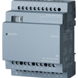 6ED1055-1CB10-0BA2 24 V DC / 24 V DC / trans., 8 DI / 8 DO, 4 MW LOGO! 8