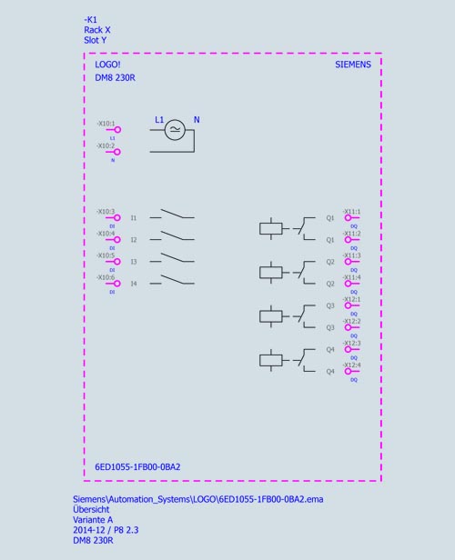 6ED1055-1FB00-0BA2 LOGO! 4DI/4DQ 230V/230V/RELAY - Görsel 4
