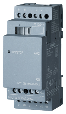 6ED1055-1MA00-0BA2 LOGO! AM2 EXPANSİON MODÜLE DC,2 AL,0-10 V O 0/4-20