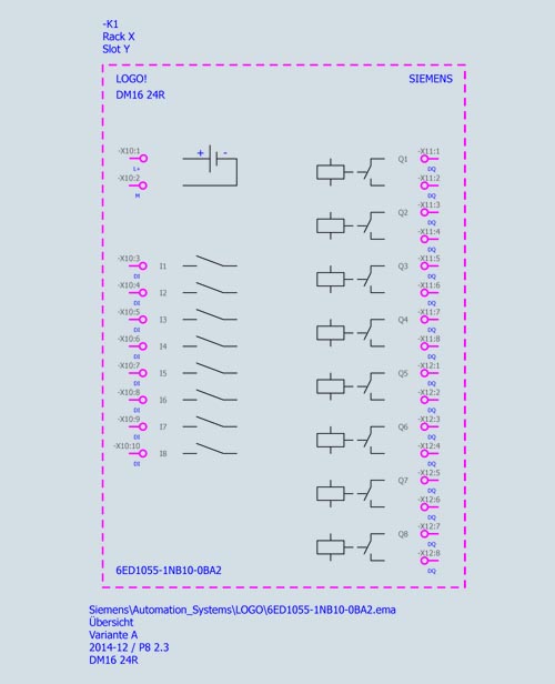 6ED1055-1NB10-0BA2 LOGO! DM16 24R DC/DC/RELAY 8DI/8DQ - Görsel 4
