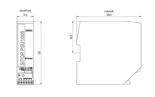 6EP1332-2BA20 STOP PSU100S 24V DC / 2.5A 1AC - Görsel 2