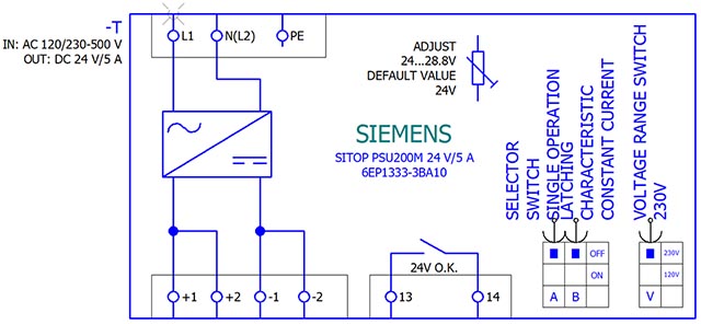 6EP1333-3BA10 STOP PSU200M 24V DC / 5A 1AC - Görsel 5