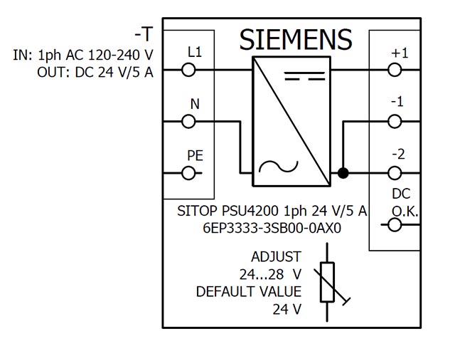 6EP3333-3SB00-0AX0 SITOP PSU4200 24V DC / 5A 1AC - Görsel 4