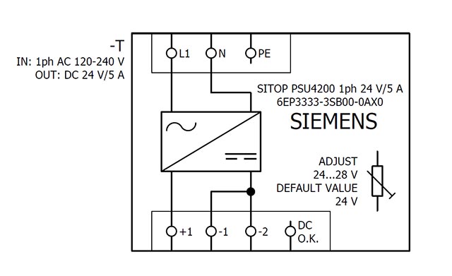 6EP3333-3SB00-0AX0 SITOP PSU4200 24V DC / 5A 1AC - Görsel 5