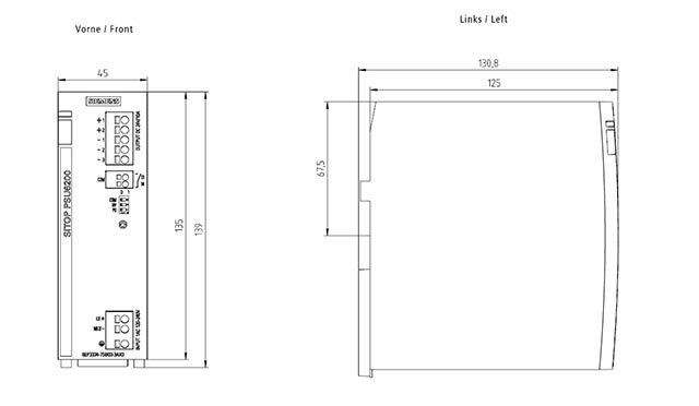 6EP3334-7SB00-3AX0 SITOP PSU6200 24V DC / 10A 1AC - Görsel 2