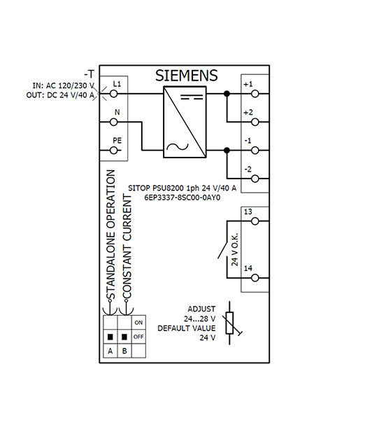 6EP3337-8SC00-0AY0 SITOP PSU8200 EX 24V DC / 40A 1AC - Görsel 4