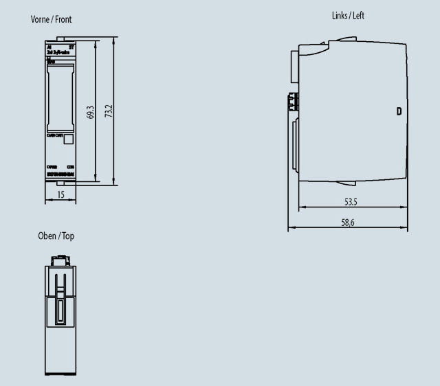 6ES7134-6GB00-0BA1 ET 200SP AI 2 x I 2-/4-wire ST - Görsel 2
