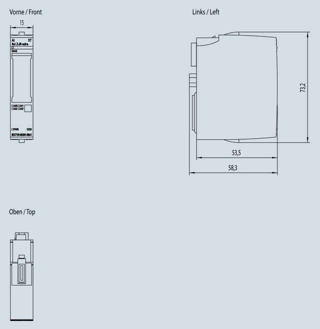 6ES7134-6GD01-0BA1 ET 200SP AI 4 x I 2-/4-wire ST 16-BIT - Görsel 2