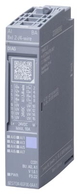 6ES7134-6GF00-0AA1 ET 200SP AI 8 x I 2-/4-wire BA 16-BIT