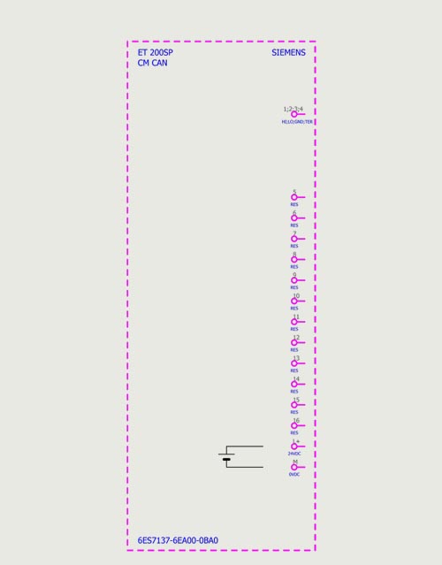 6ES7137-6EA00-0BA0 ET 200SP CM CAN GATEWAY - Görsel 4