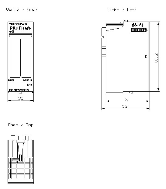 6ES7138-4CF03-0AB0 SIMATIC DP, Power Module PM-E F PROFIsafe - Görsel 2