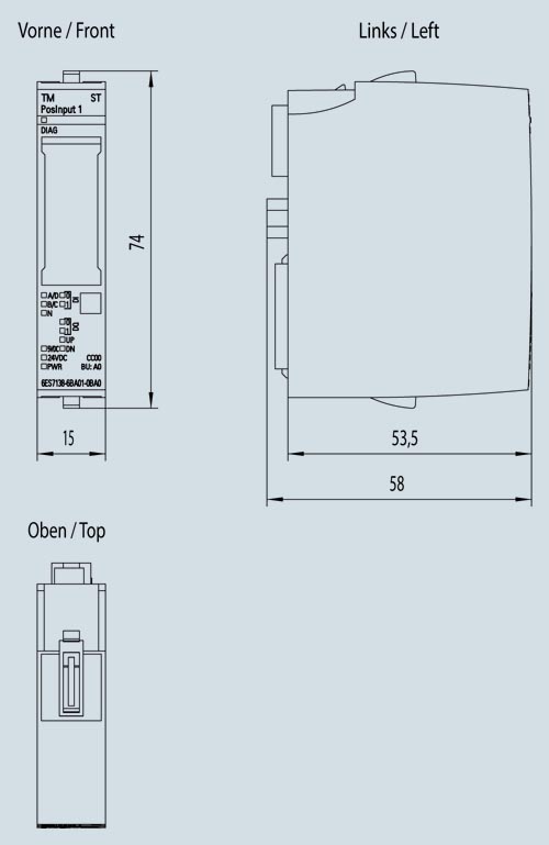 6ES7138-6BA01-0BA0 ET 200SP TM POSITION INPUT RS-422 - Görsel 2