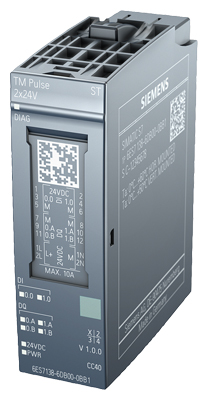 6ES7138-6DB00-0BB1 SIMATIC ET 200SP, TM Pulse 2x24V PWM and pulse output 2 channels 2 A for proportional valves and DC motors