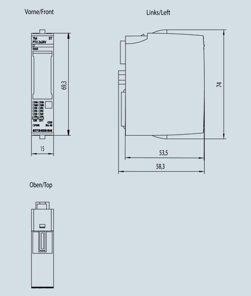 6ES7138-6EB00-0BA0 SIMATIC ET 200SP, TM PTO 2X24 V, İNTERFACE MODULE FOR STEPPER DRİVES, 2 CHANNELS PULSE TRAİN OUTPUT, PTO: 24 V, 2 DI, 1 DQ 24 V - Görsel 2