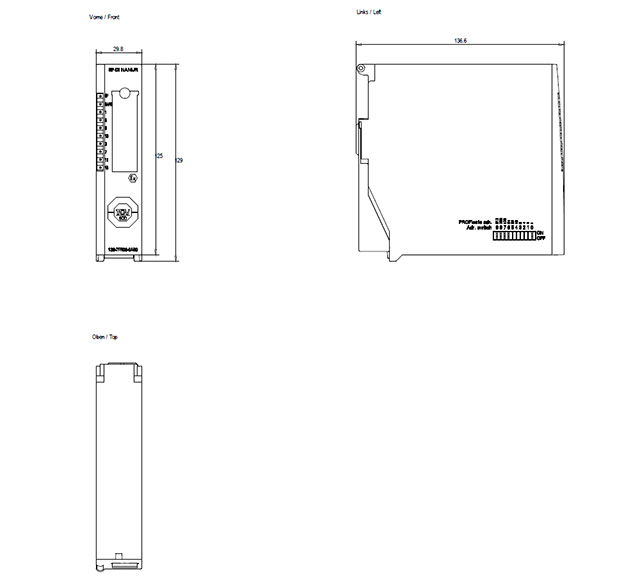 6ES7138-7FN00-0AB0 SIMATIC DP, fail-safe electronics module for ET200iSP, 8F-DI NAMUR Ex I, up to Category 4 (EN954-1)/ SIL3 (IEC61508)/PLE (ISO13 - Görsel 2