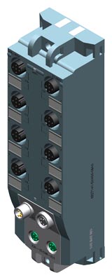 6ES7141-5AH00-0BA0 SIMATIC ET 200AL, DI 16x 24 V DC, 8x M12, Degree of protection IP67 - Görsel 3