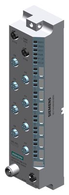 6ES7143-6BH00-0BB0 ET 200eco PN DIQ 16x 24 V DC/0.5 A/2 A, M12-L, 8x M12 - Görsel 3