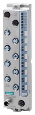 6ES7143-6BH00-0BB0 ET 200eco PN DIQ 16x 24 V DC/0.5 A/2 A, M12-L, 8x M12