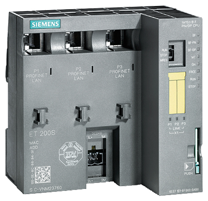 6ES7151-8FB01-0AB0 SIMATIC DP, IM151-8F PN/DP CPU FOR ET200S, 256 KB
