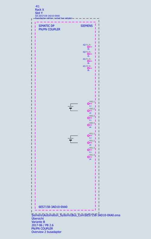 6ES7158-3AD10-0XA0 SIMATIC PN/PN COUPLER - Görsel 4