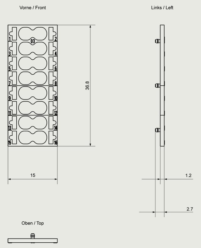 6ES7193-6CP03-2MA0 SIMATIC ET 200SP I/O modules 16 push-in terminals - Görsel 2