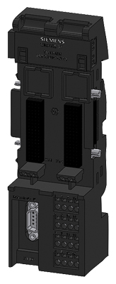 6ES7193-7AA10-0AA0 SIMATIC, terminal module TM-IM/EM60C for ET200iSP, for holding the IM152-1 and an electronic module, spring-loaded terminals, i - Görsel 3