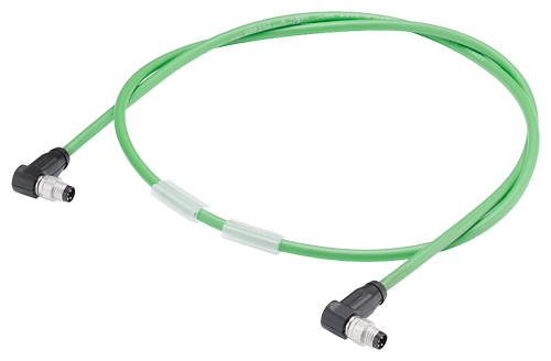 6ES7194-2LN15-0AB0 bus cable for ET connection M8, assembled on both ends with 2x M8 connectors angled, 4-pole, shielded Length 15 m