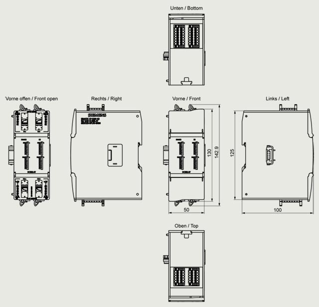 6ES7223-5PL50-0XB0 SIMATIC S7-1200 G2 SM 16 X DI/DO 24 V DC RELAY 2A - Görsel 2