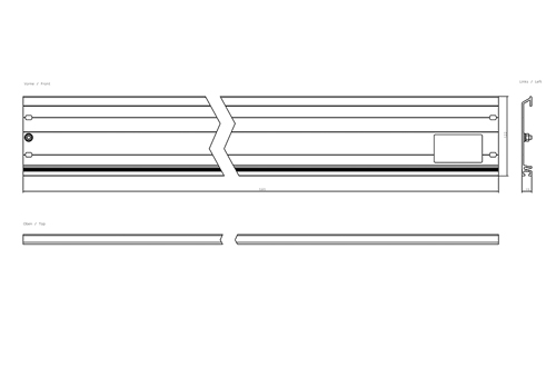 6ES7390-1AF85-0AA0 SIMATIC S7-300, mounting rail L=585 mm for mounting ET200iSP in 650 mm control cabinet - Görsel 2