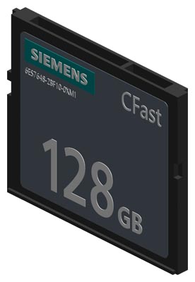 6ES7648-2BF10-0XM1 SIMATIC CFAST MEMORY CARD 128 GB - Görsel 3