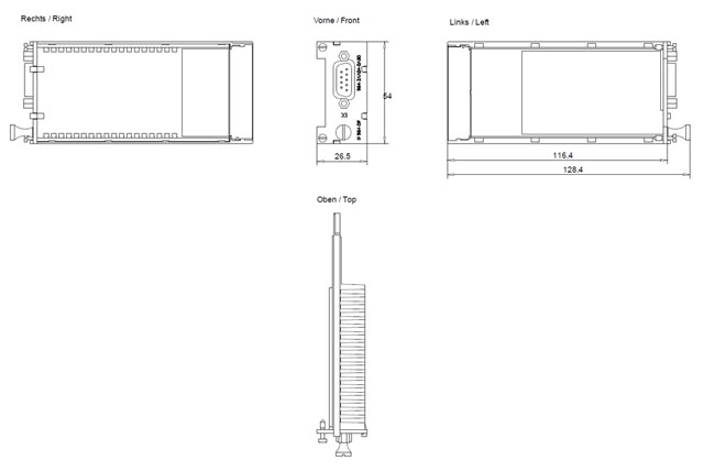 6ES7964-2AA04-0AB0 SIMATIC S7-400 L2-DP-MODUL - Görsel 2