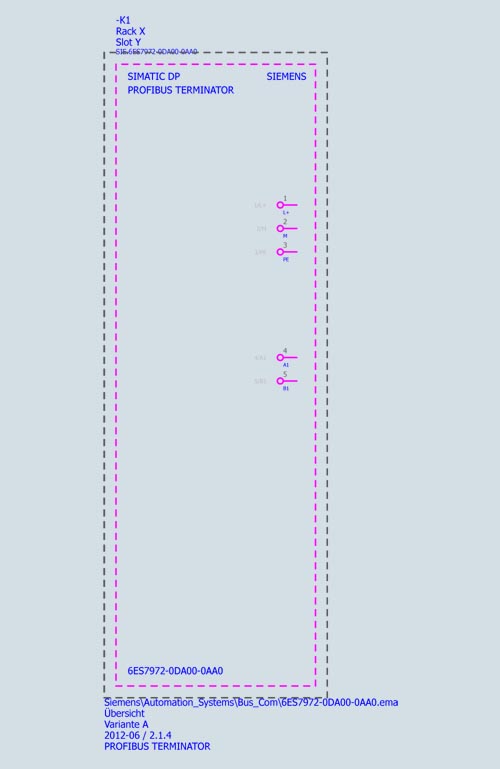 6ES7972-0DA00-0AA0 SIMATIC DP, RS484 - Görsel 4