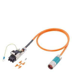 6FX8002-5CS11-1DF0 Power cable pre-assembled type: 6FX8002-5CS11 4x 2.5 C