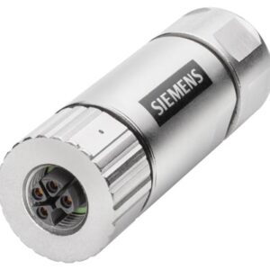 6GK1906-0EB00 POWER M12 CABLE CONNECTOR PRO AXİAL CABLE OUTLET FOR FİELD ASSEMBLY, SOCKET İNSERT L-CODED (SOCKET) 1 PACK = 1 UNİT