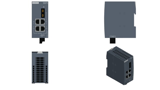 6GK5004-1GL10-1AB2 SCALANCE XB004-1G unmanaged Industrial Ethernet Sw - Görsel 3