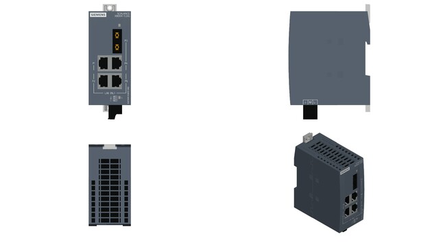 6GK5004-1GM10-1AB2 SCALANCE XB004-1LDG unmanaged Industrial Ethernet Switch for 10/100/1000 Mbit/s; for setting up small star and line topologies; - Görsel 3